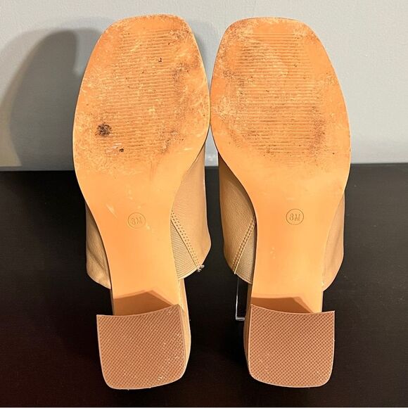 Joie Women’s Olympia Slip On Slide Mule Sandals Size 8, Tan brown block heel - Picture 15 of 16